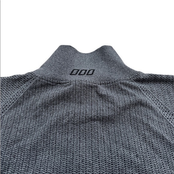 Lorna Jane Active Seamless Gray Charcoal‎ Athletic Zip Jacket Sweater - Picture 9 of 15